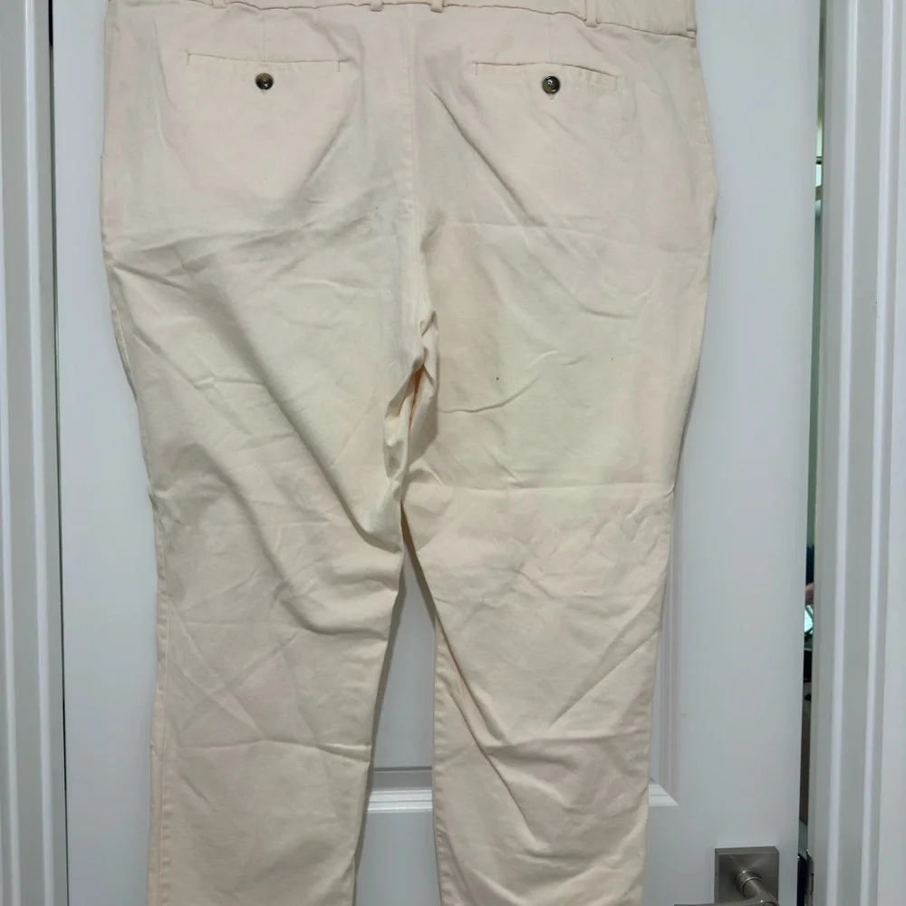 Cream Casual Pants - Picture 3 of 3